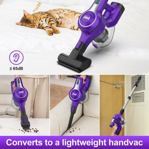 INSE S62 Kabelloser Stabstaubsauger, 30 kPa, 300 W INSE S62 Kabelloser Stabstaubsauger, 30 kPa, 300 W